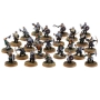 Набор миниатюр "Властелин Колец" Гномы-воины 24 миниатюр, подставки под миниатюры инфо 6679f.