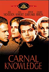 Carnal Knowledge Формат: DVD (NTSC) (Keep case) Дистрибьютор: MGM Home Entertainment Региональный код: 1 Субтитры: Английский / Французский Звуковые дорожки: Английский Dolby Digital 2 0 Mono инфо 6982f.